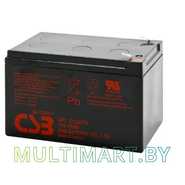 Аккумулятор для ИБП CSB GPL12120 F2 (12В/12 А·ч)